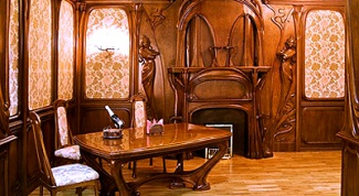 The art Nouveau style(Jugendstil) in the interior