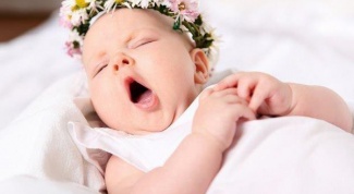 Why the child frequently yawns