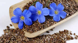 What helps a decoction of flax seed