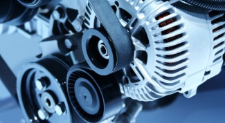 The principle of operation of alternator