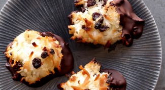 Как приготовить кокосовое печенье в шоколаде