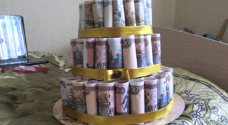 How to make a cake out of money