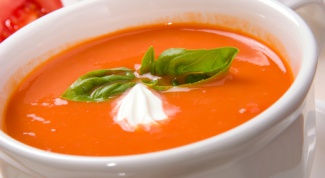 Как приготовить томатный полуовощной суп