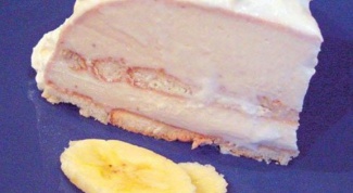 Банановый торт-суфле