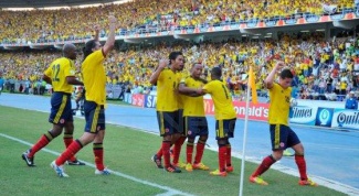 1/8 финала ЧМ 2014 по футболу: Колумбия - Уругвай