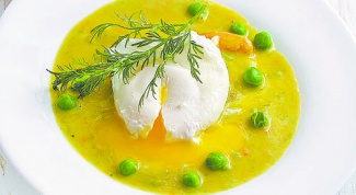 Щавелевый суп с яйцом-пашот