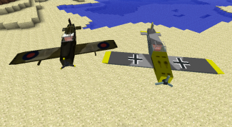 In Minecraft how to make a plane