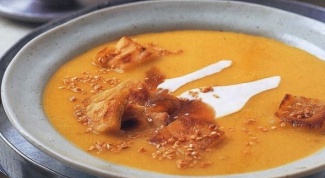 Пряный суп-пюре из пастернака