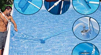 How to care for a swimming pool in the country