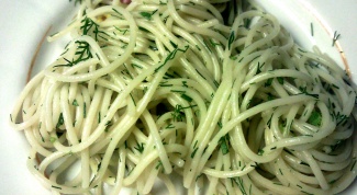 Как приготовить гарнир вкусно и просто: мятные спагетти