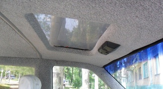 Как перетянуть потолок в машине