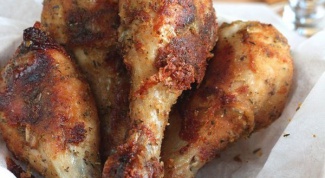How to fry chicken, so it was not dry 