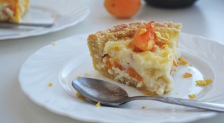 Как приготовить пирог с абрикосами и сливочным сыром