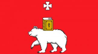 Почему на гербе Пермского края изображен белый медведь 
