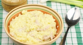 Millet porridge with meat: the recipe
