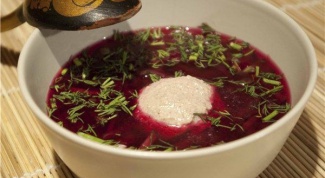 Cold soup of beet recipe 