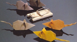 Как сделать мышку оригами