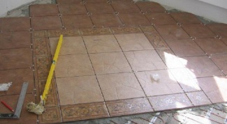 Than pour the bathroom floor under the tile
