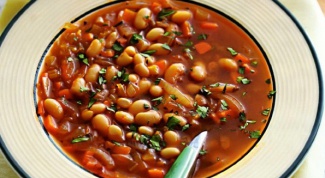 Как приготовить суп с белой и красной фасолью