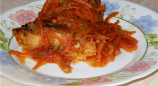 Рыба с картофелем в томатном соусе