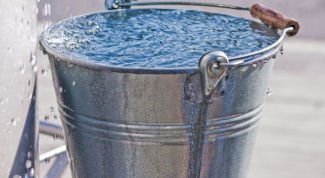 What dream bucket with clean water 