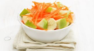 Рецепт приготовления витаминного салата из яблок и моркови