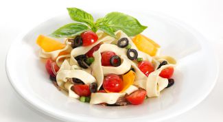 Рецепт приготовления итальянского салата с макаронами