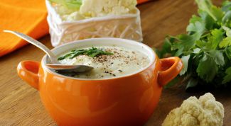 Легкий полезный суп-крем из цветной капусты