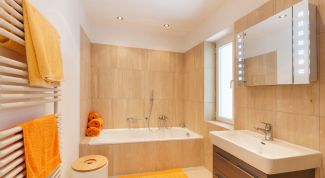  Натяжной потолок в ванной - практично и удобно