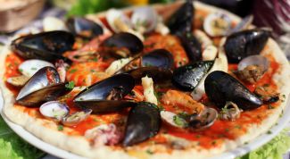 Пицца с морепродуктами - блюдо итальянской кухни