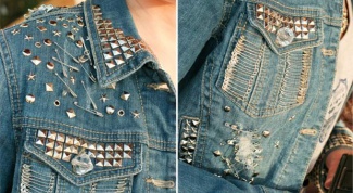 How to decorate a Jean jacket with his hands 