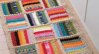 Knitted Mat with their hands – clearly and simply