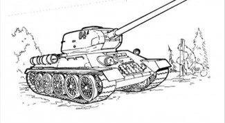Как поэтапно нарисовать танк