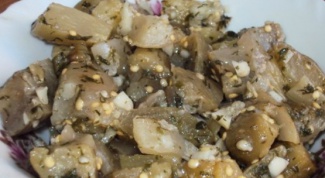 Маринованные баклажаны со вкусом грибов