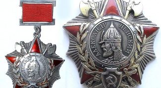 Кто изображен на ордене Александра Невского