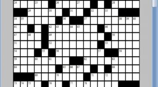 How to draw a crossword puzzle in Word
