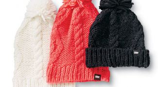 How to knit a hat with two knitting needles