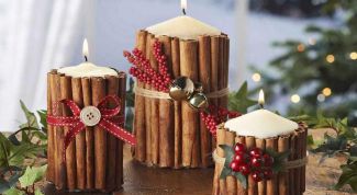Три простых способа украсить свечи для новогоднего декора дома