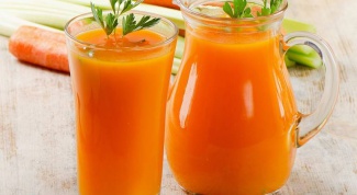 A delicious cocktail of celery and carrots