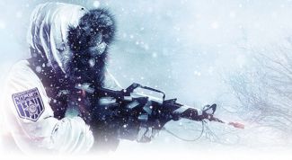 How to survive the winter in one breath. Winter paintball