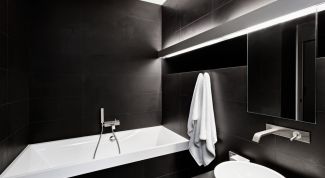 Черный цвет в ванной комнате: мрачно или элегантно?