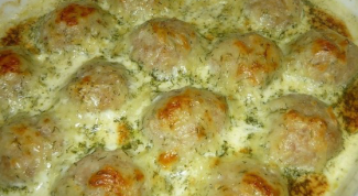 Meatballs in the casserole