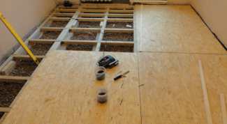 The General sequence of repair floor in the apartment