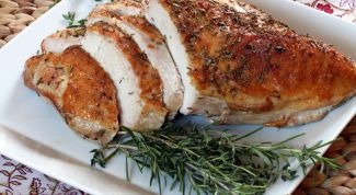 Juicy Turkey breast in the oven