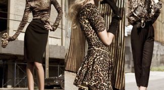 Leopard print in clothes and accessories