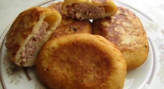 Пирожки из картофеля с мясом