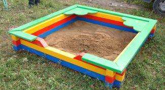 Как сделать деревянную песочницу