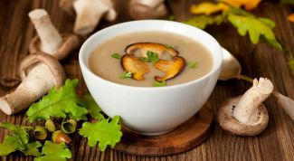 Как приготовить вкусный сливочный суп с грибами