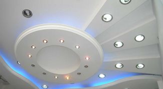 Как смонтировать точечные светильники для гипсокартонных потолков