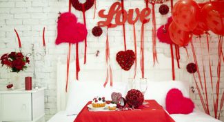 Как просто украсить комнату на День всех влюбленных 